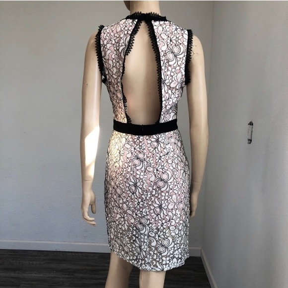 TAVE DECADENCE dress cream & black open back - Picture 4 of 16